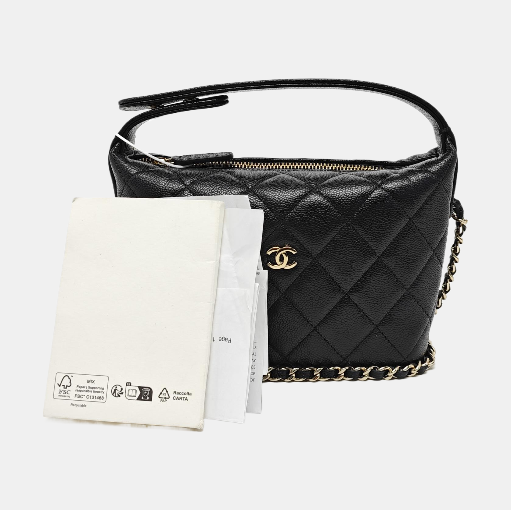 HOBO Quilted Grained Calfskin Black