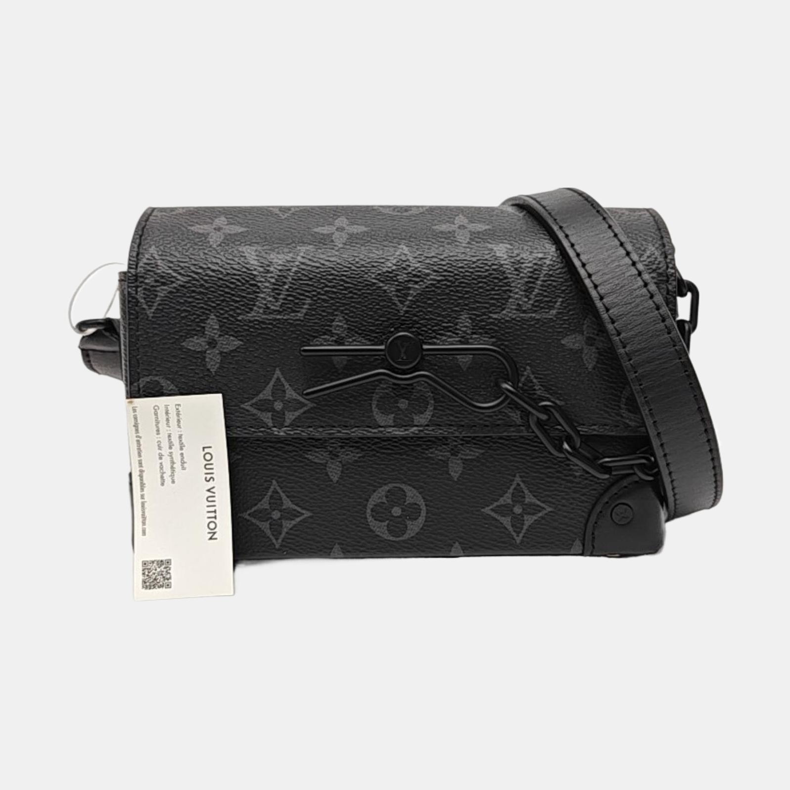 STEAMER Mini Monogram Coated Canvas Black