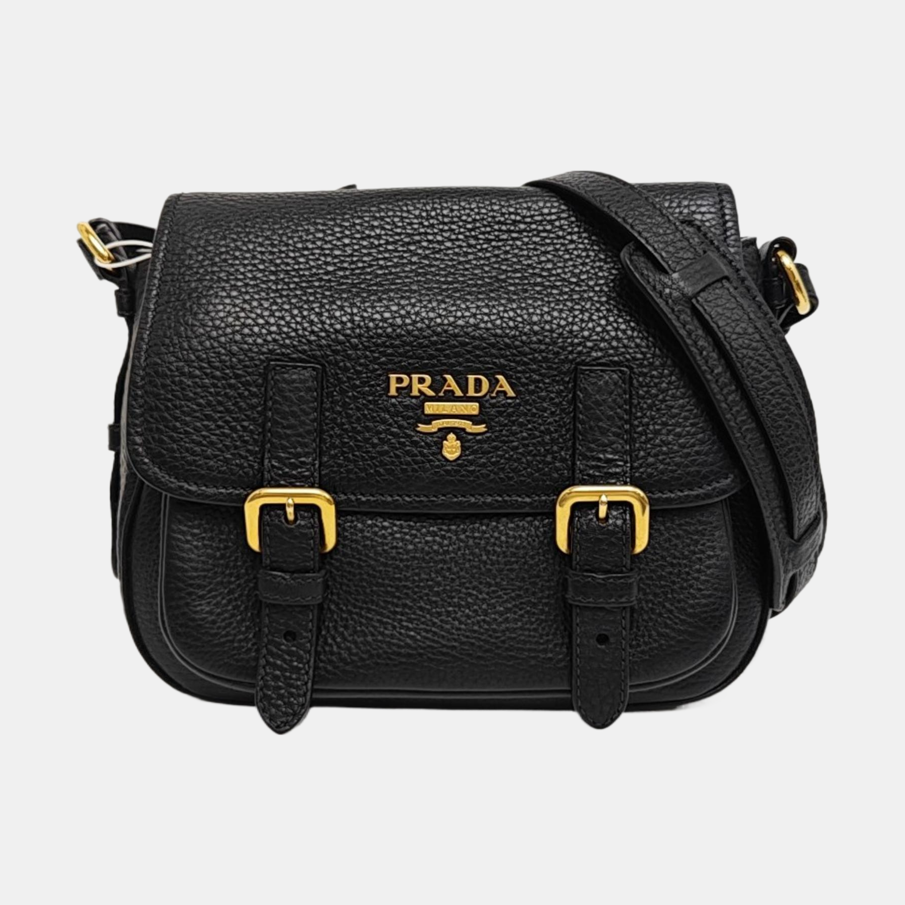 Calfskin Shoulder Bag Black