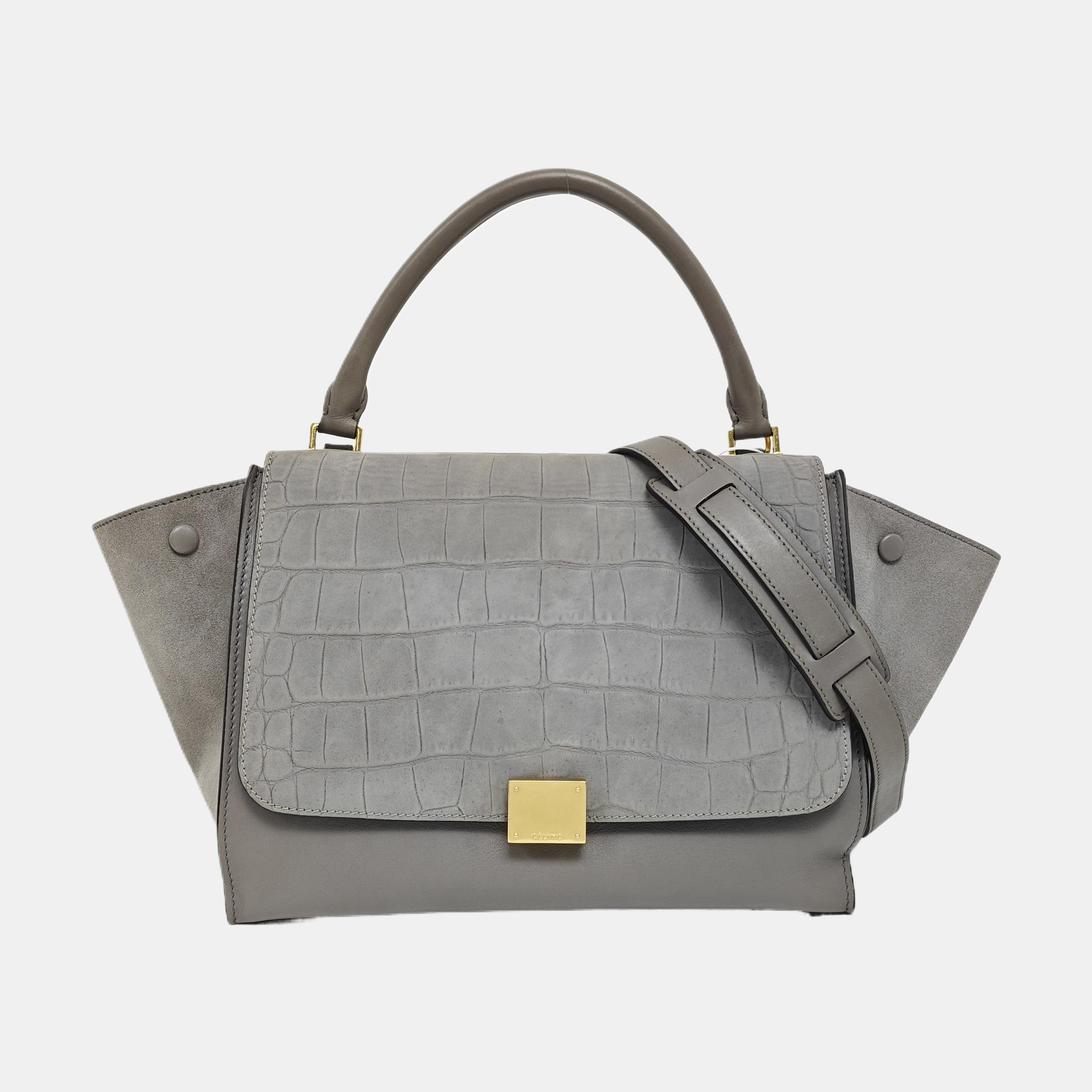 TRAPEZE Medium Suede Gray