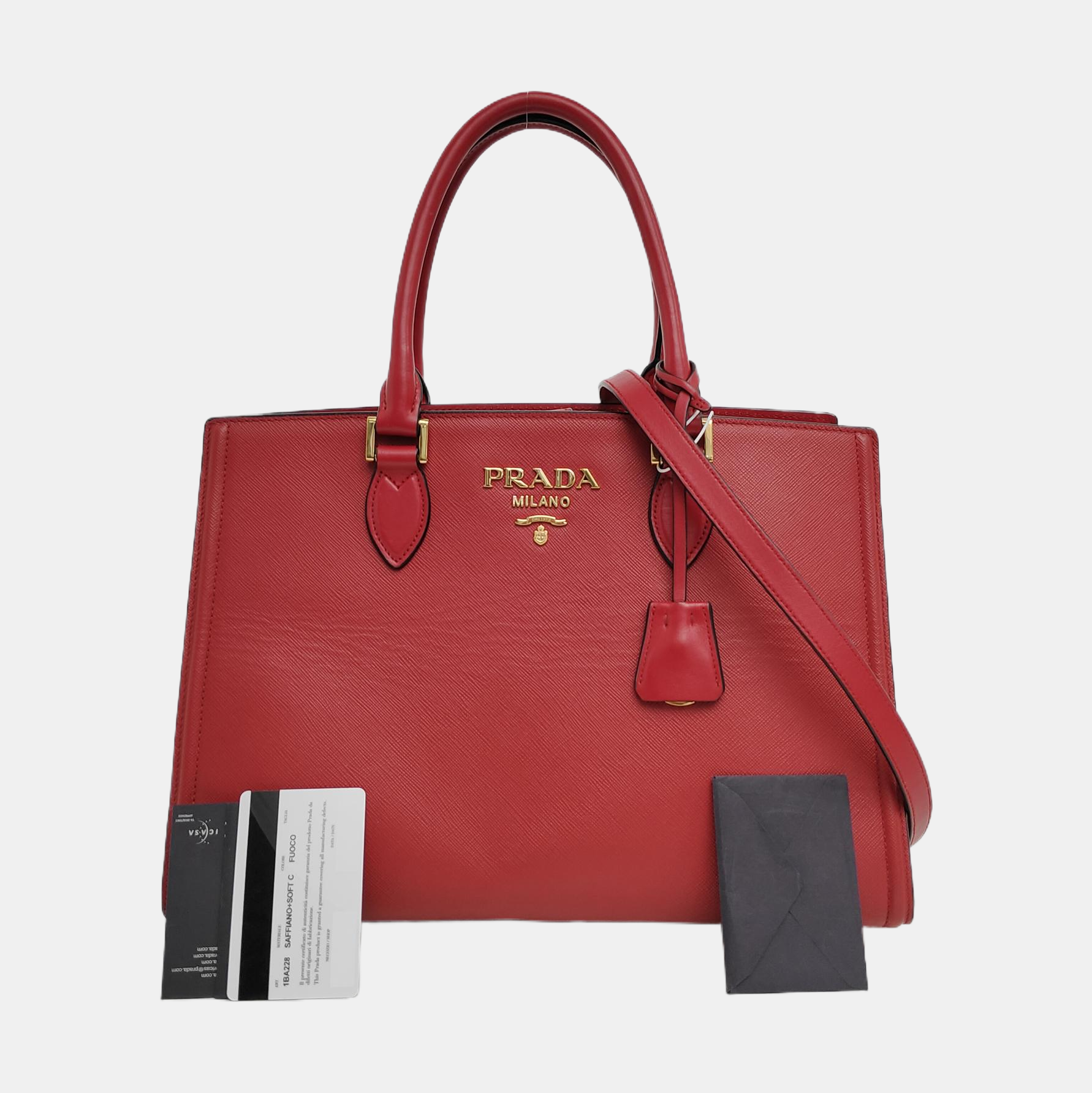 Saffiano Calfskin Red