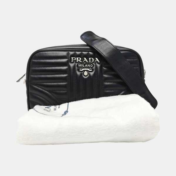 Diagramme Quilted Calfskin Black