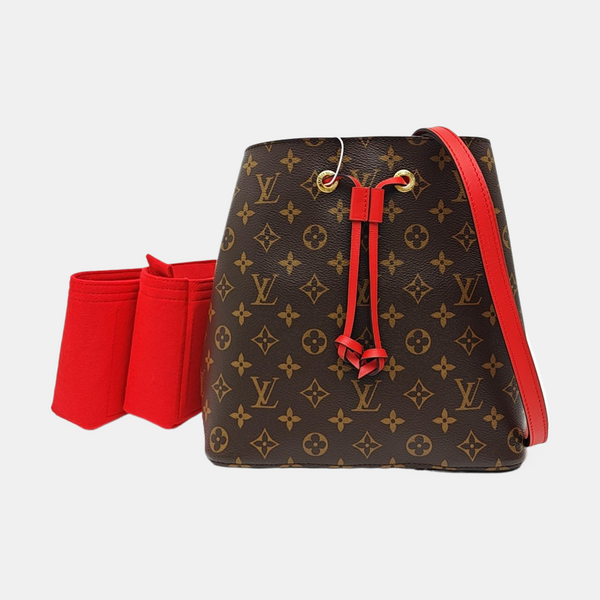NÉONOÉ MM Monogram Coated Canvas Brown