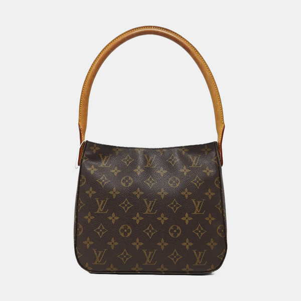 LOOPING MM Monogram Coated Canvas Brown