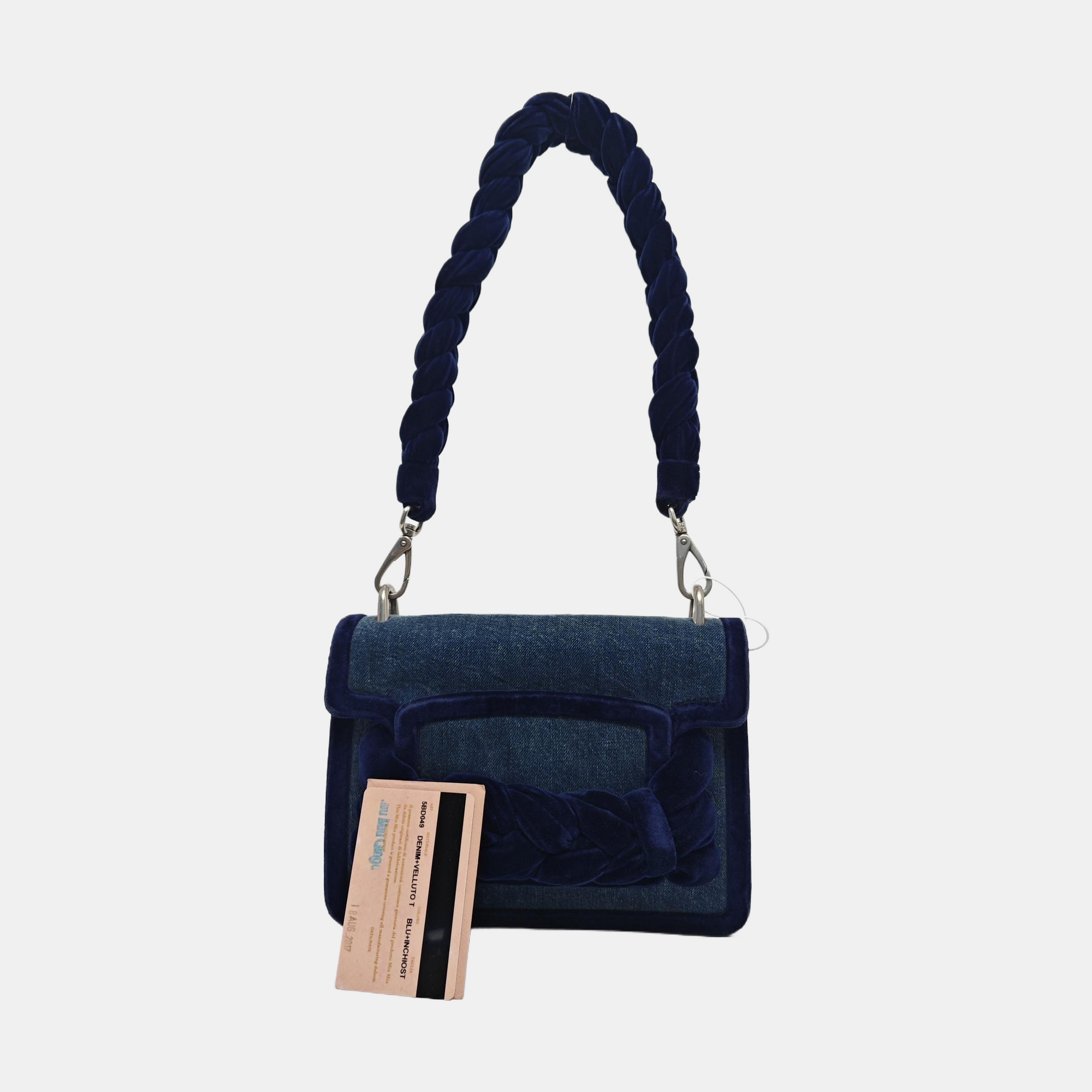 Denim Shoulder Bag Blue