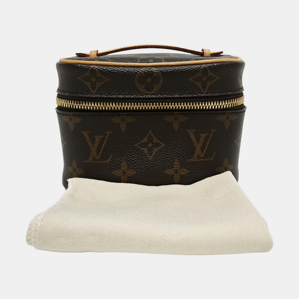 NICE Super Mini Monogram Coated Canvas Brown