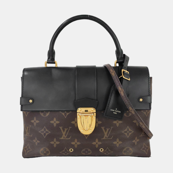 ONE HANDLE Monogram Coated Canvas Brown
