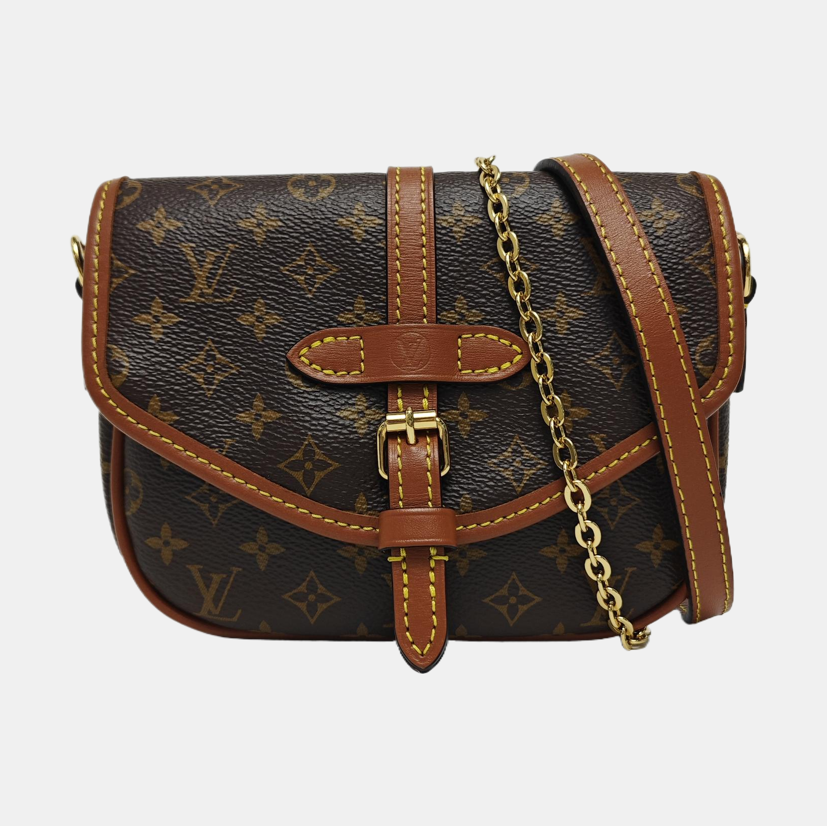 SAUMUR Monogram Coated Canvas Brown