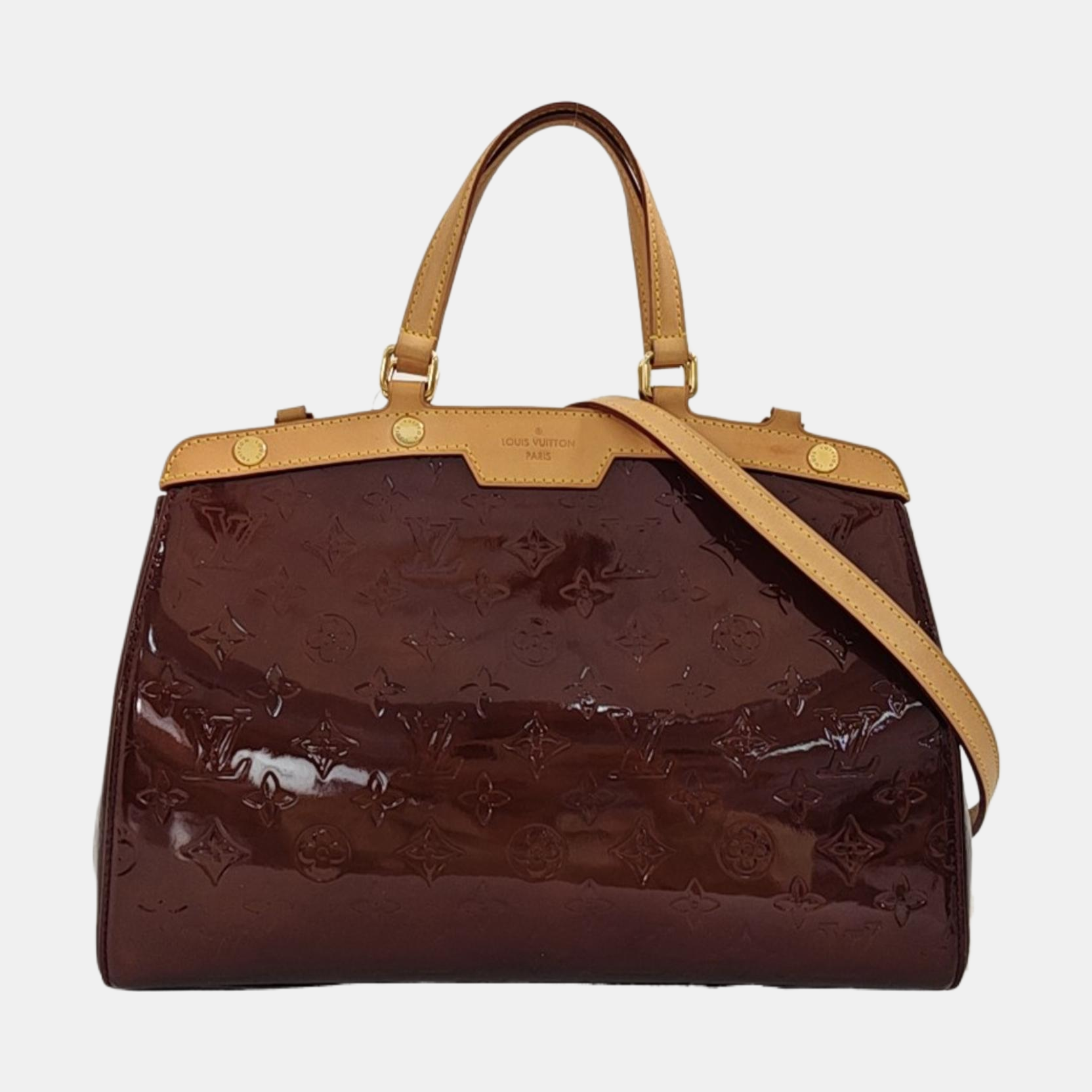 BREA Monogram Patent Leather Red