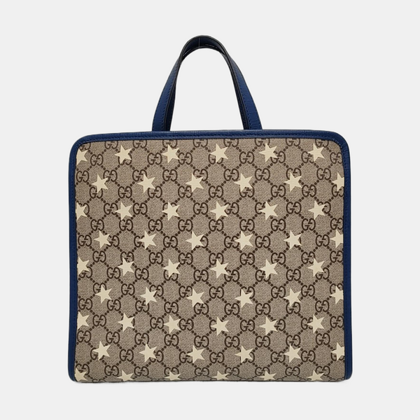 Children’s GG Bucket Monogram Coated Canvas Beige
