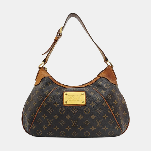 VINTAGE THAMES GM Monogram Coated Canvas Brown