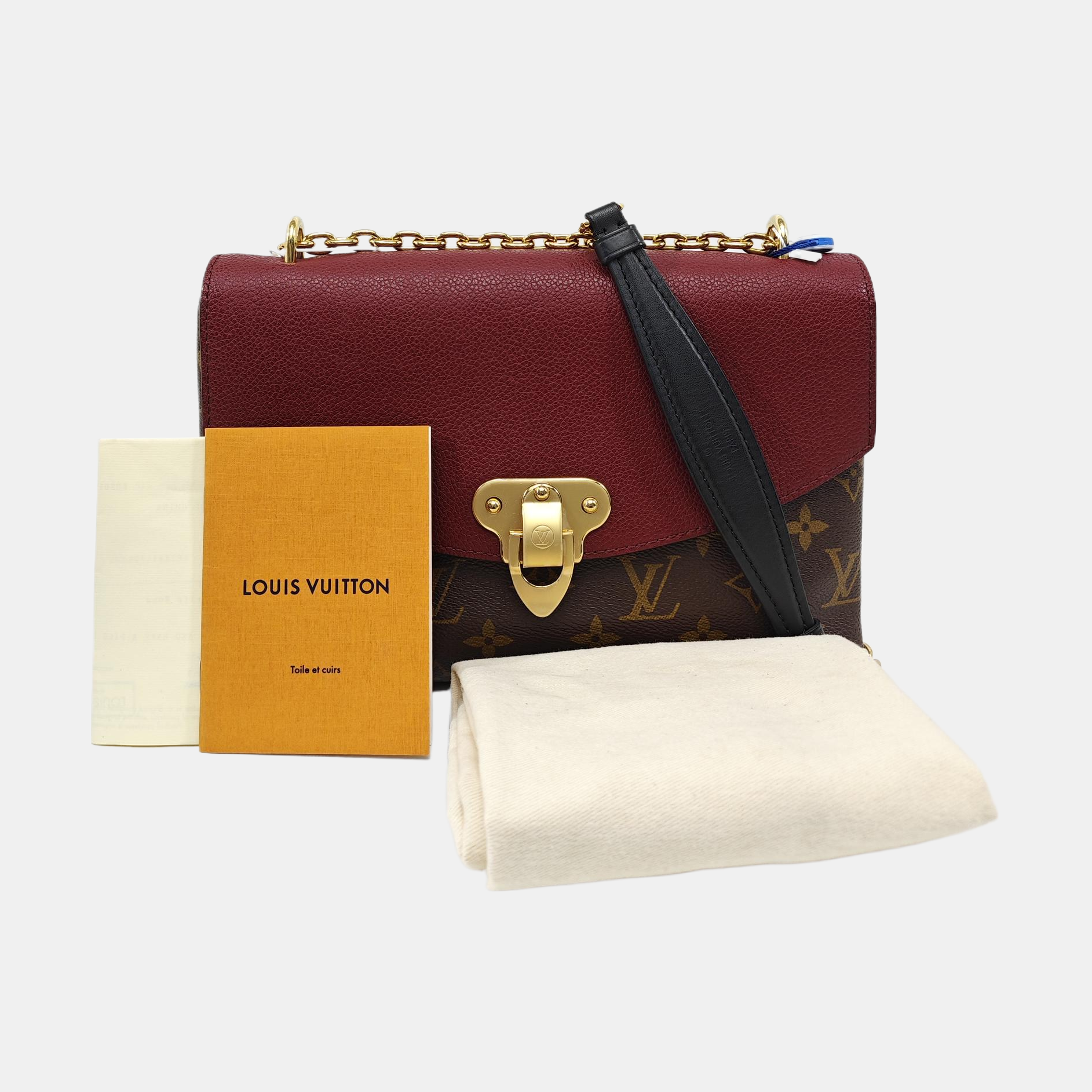 SAINT PLACIDE Monogram Coated Canvas Brown