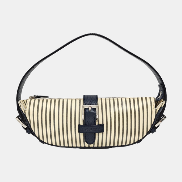 Calfskin Top Handle Bag Beige
