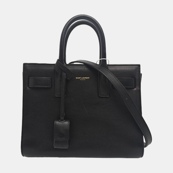 SAC DE JOUR Nano Calfskin Black