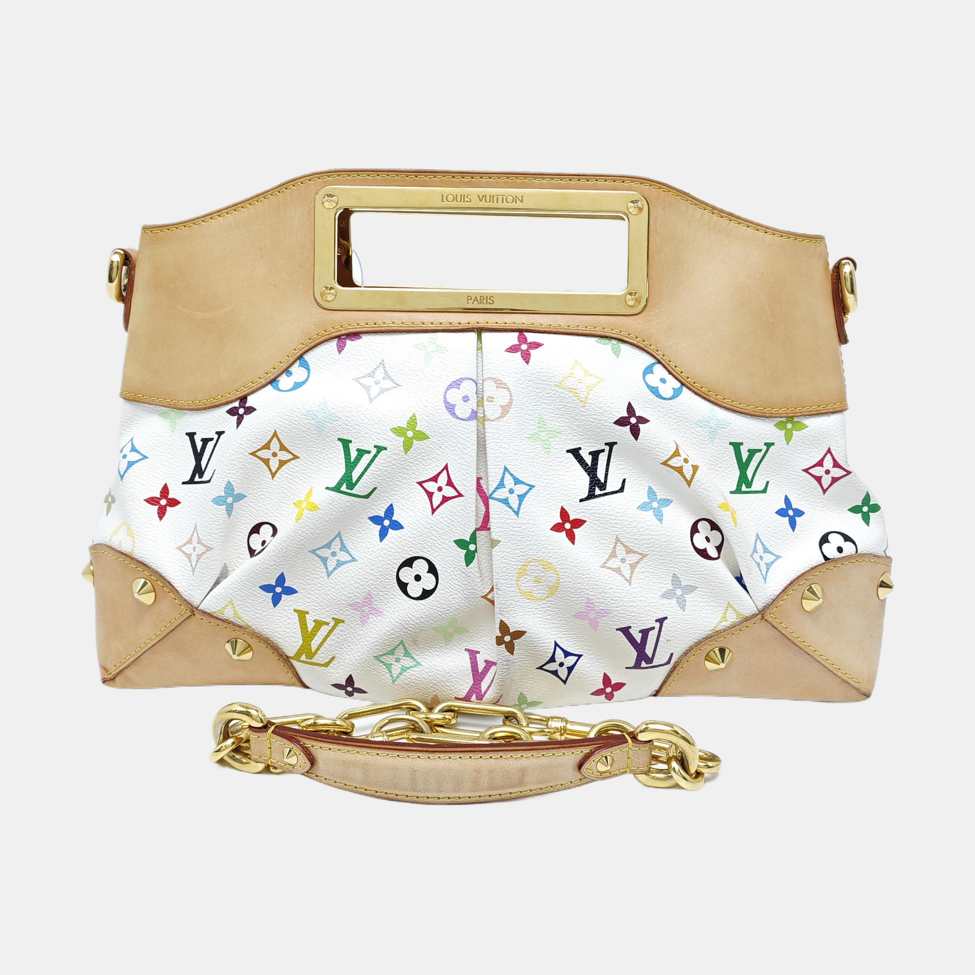 LV × TM JUDY MM Monogram Coated Canvas White
