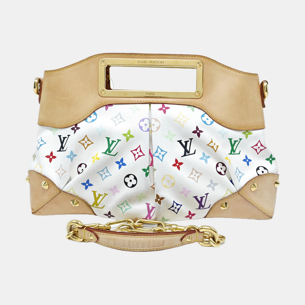 LV × TM JUDY MM Monogram Coated Canvas White
