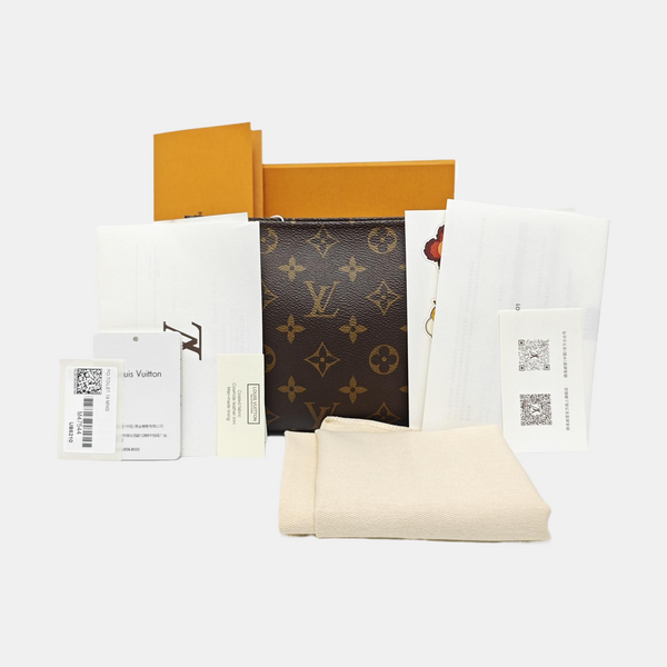TOILET POCKET Monogram Coated Canvas Brown