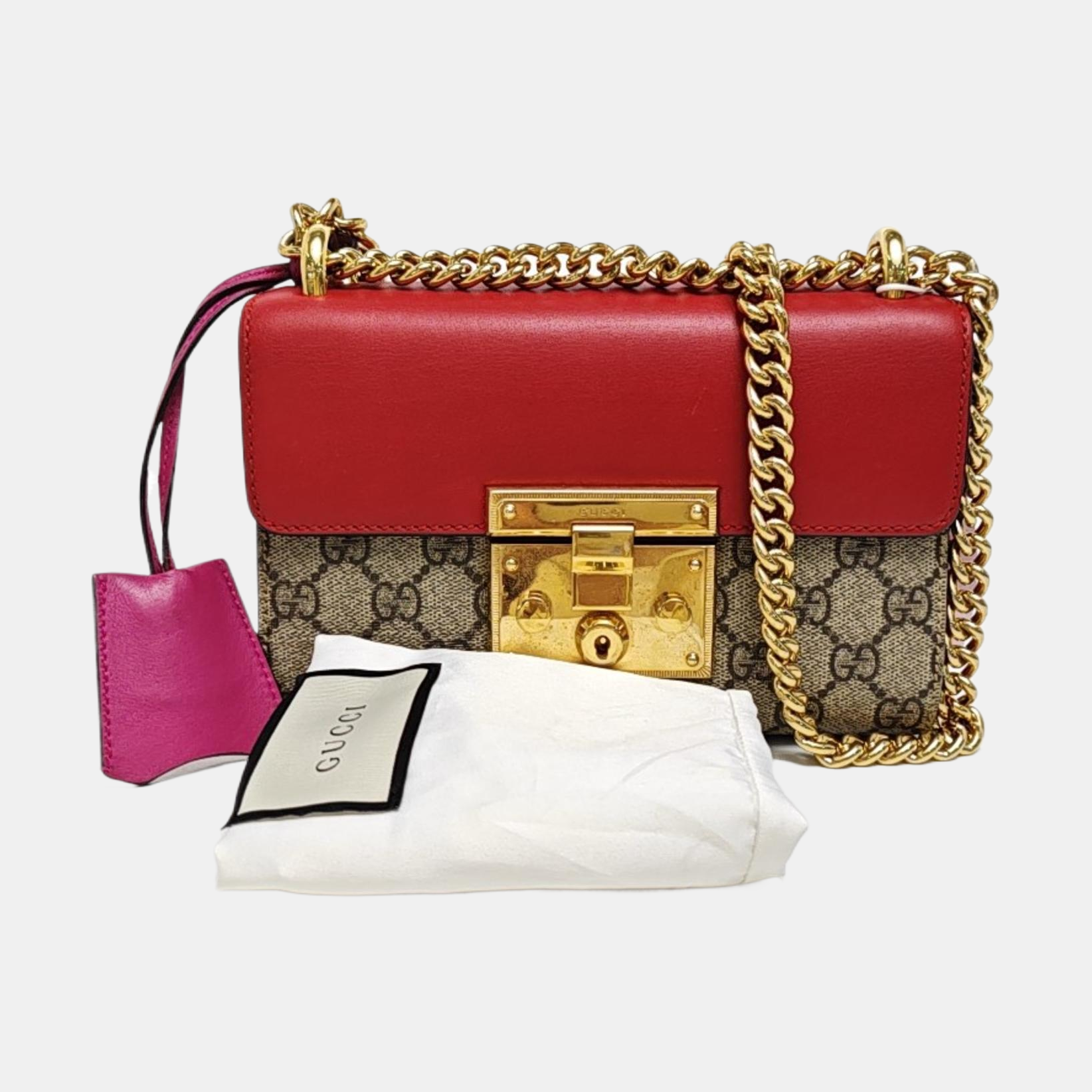 Padlock Small Monogram Coated Canvas Multicolor