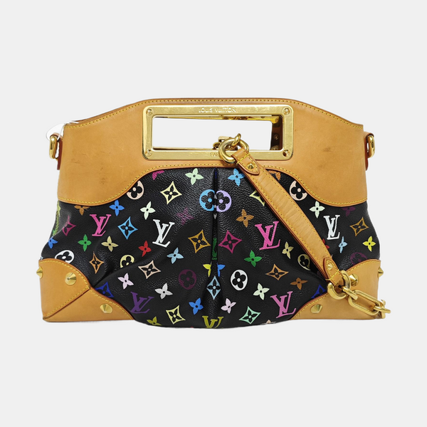 LV × TM JUDY MM Monogram Coated Canvas Black