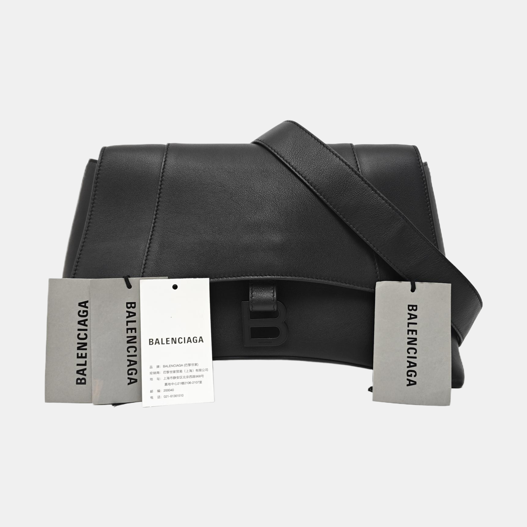 Downtown Calfskin Black