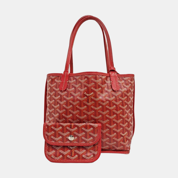 Anjou Mini Coated Canvas Red