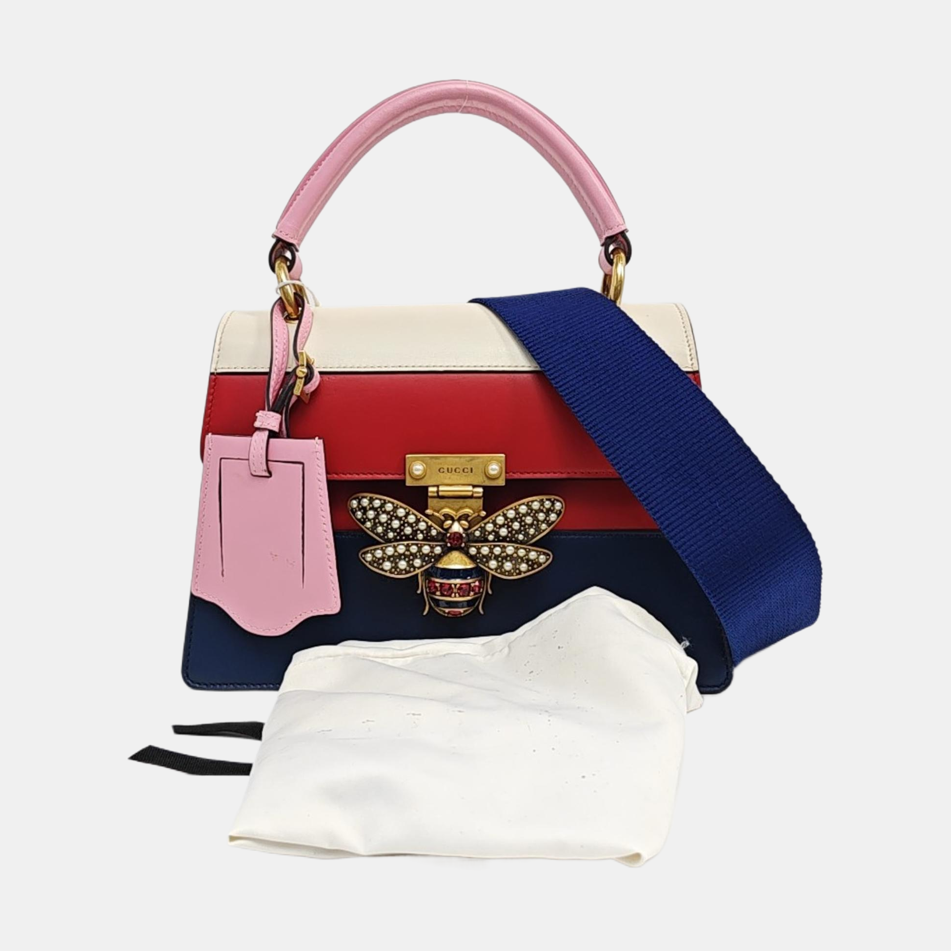Queen Margaret Small Calfskin Multicolor