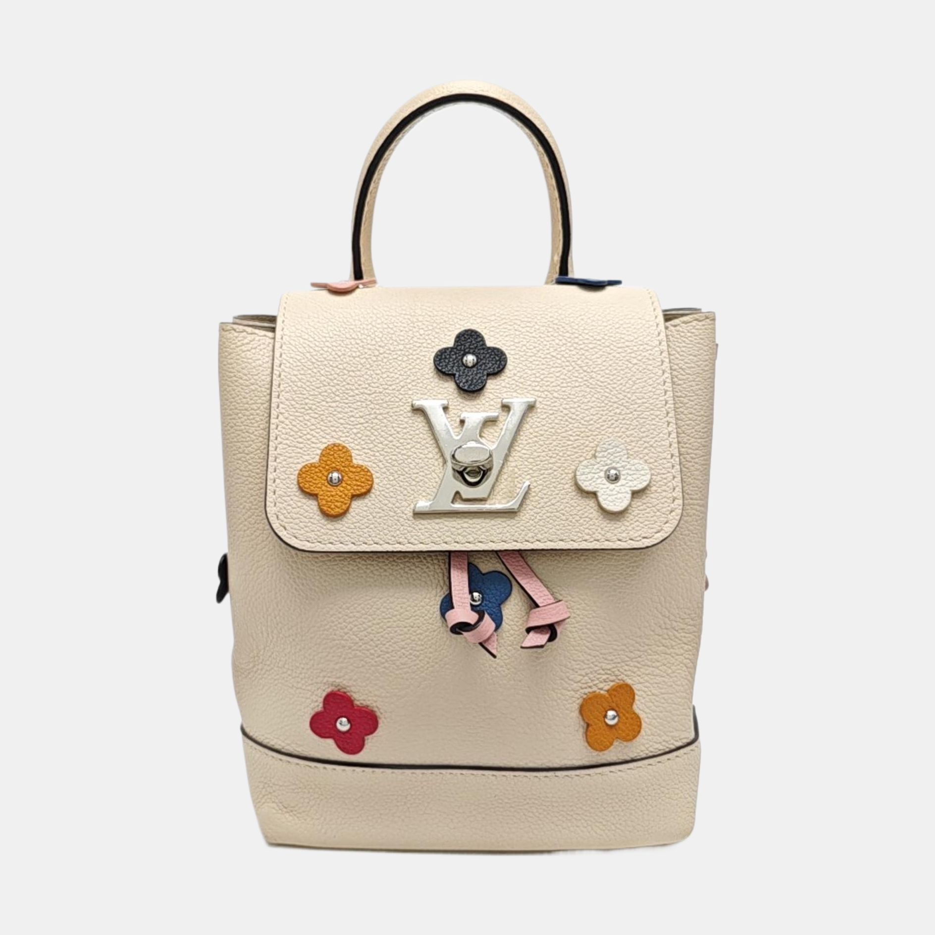 LOCKME Mini Calfskin Beige