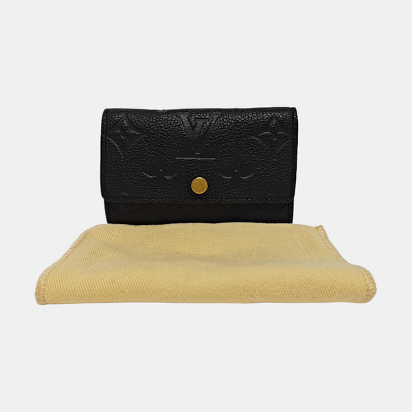 Monogram Calfskin Wallet Black