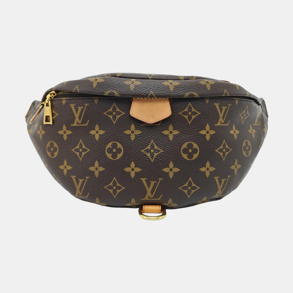 BUMBAG Monogram Coated Canvas Brown