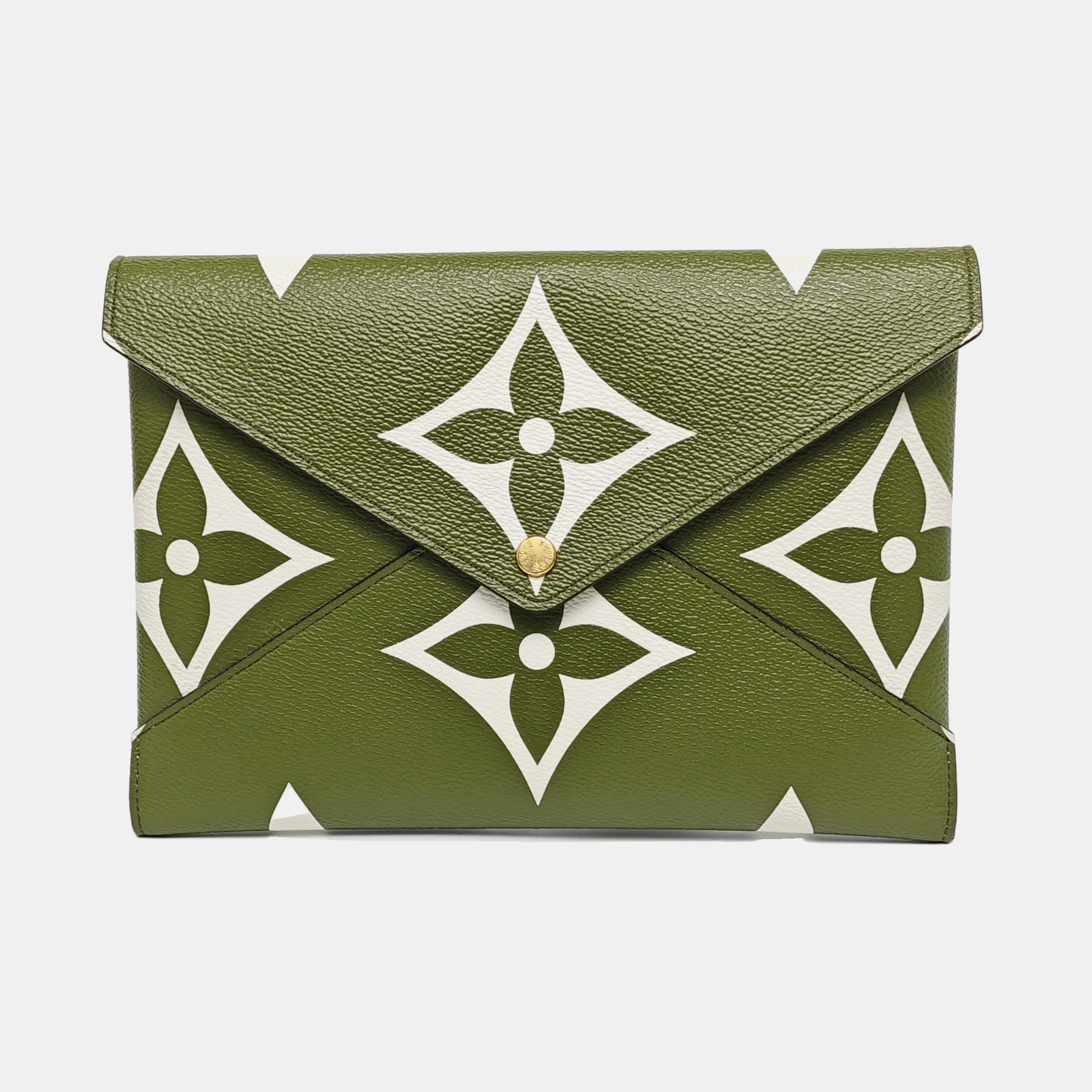 KIRIGAMI Monogram Coated Canvas Green