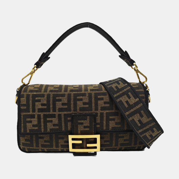 Baguette Medium Canvas Brown