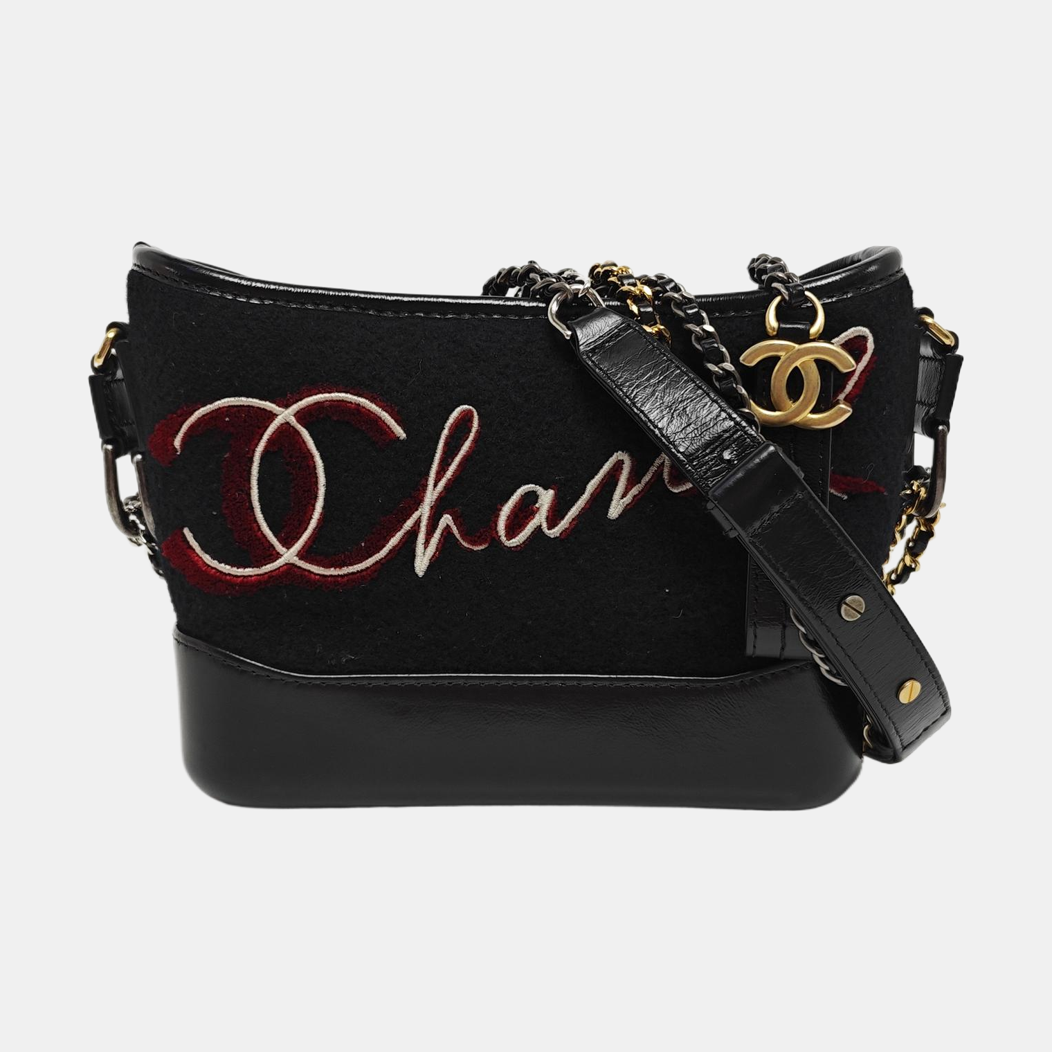 GABRIELLE Small Suede Black