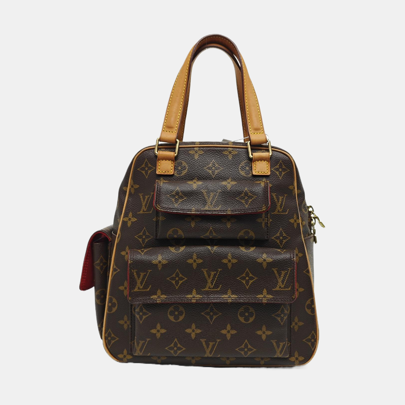 EXCENTRI-CITE Monogram Coated Canvas Brown