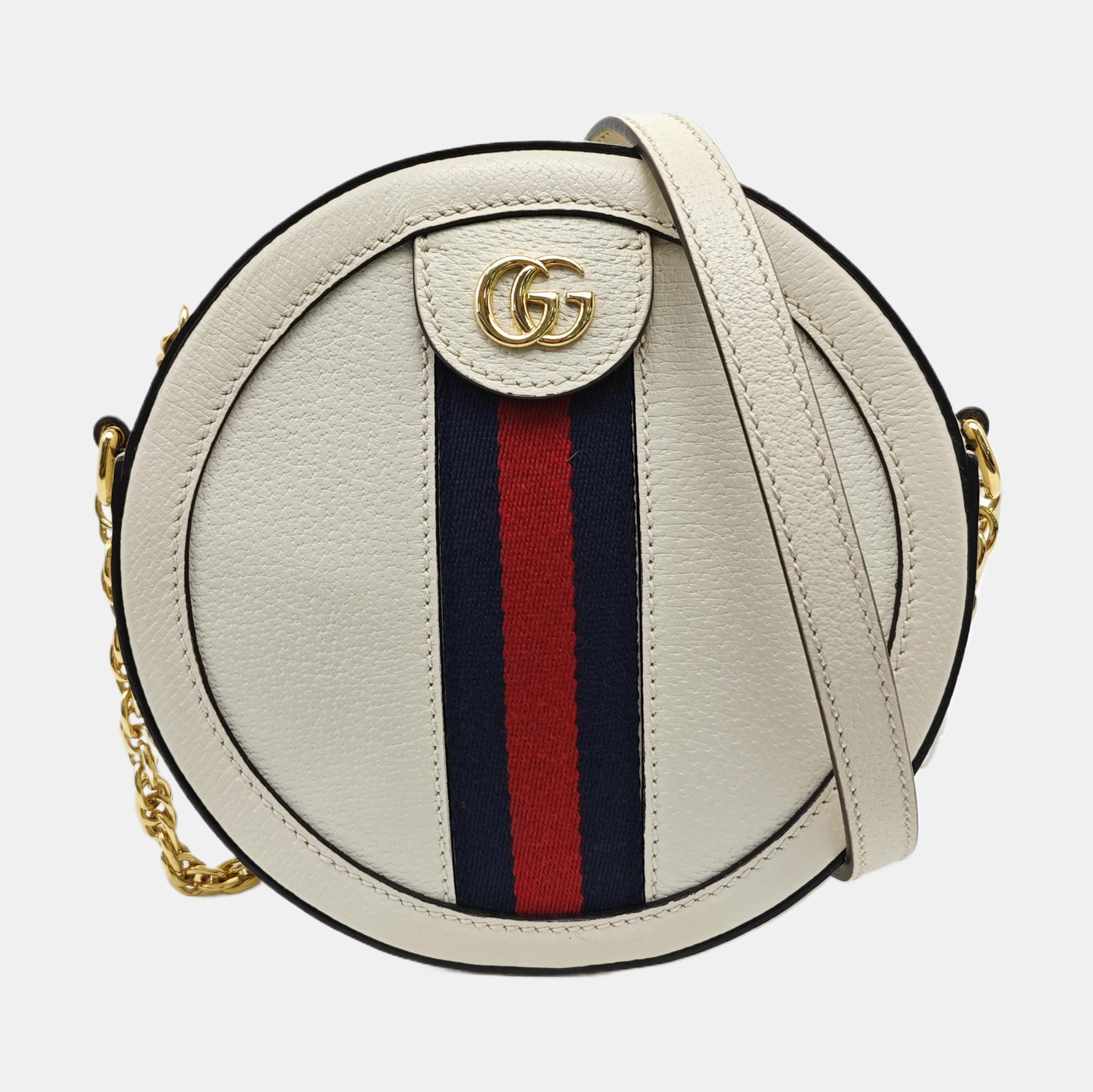 Ophidia Mini Calfskin White