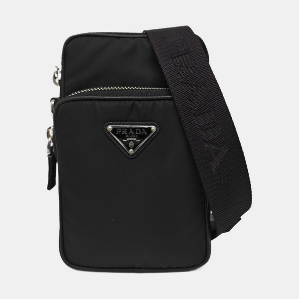 Nylon Shoulder Bag Black