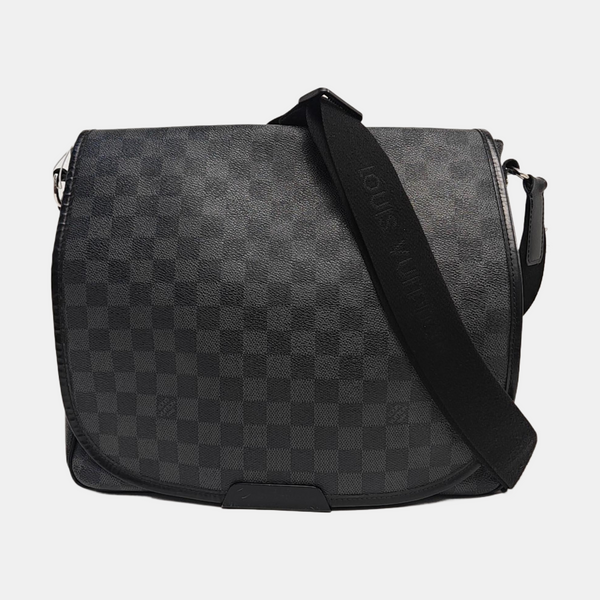 DANIEL Damier Graphite Coated Canvas Gray