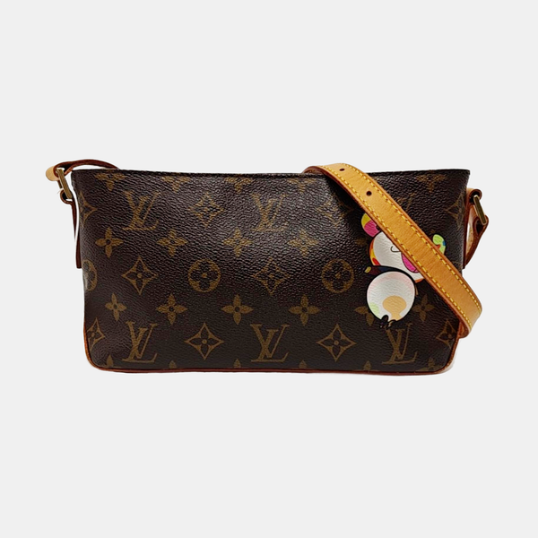 TROTTER Monogram Coated Canvas Brown