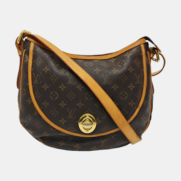 TULUM GM Monogram Coated Canvas Brown