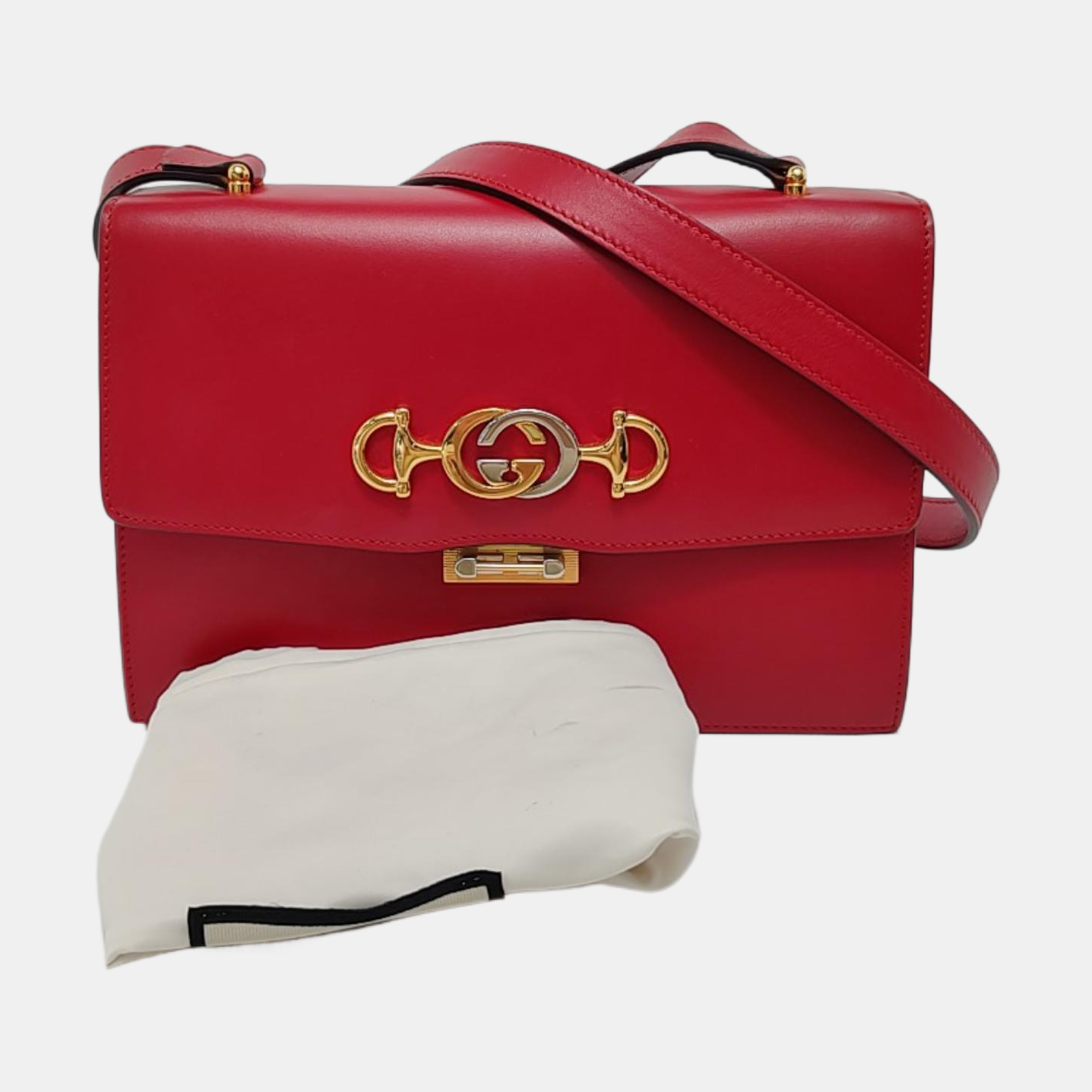 Zumi Small Calfskin Red