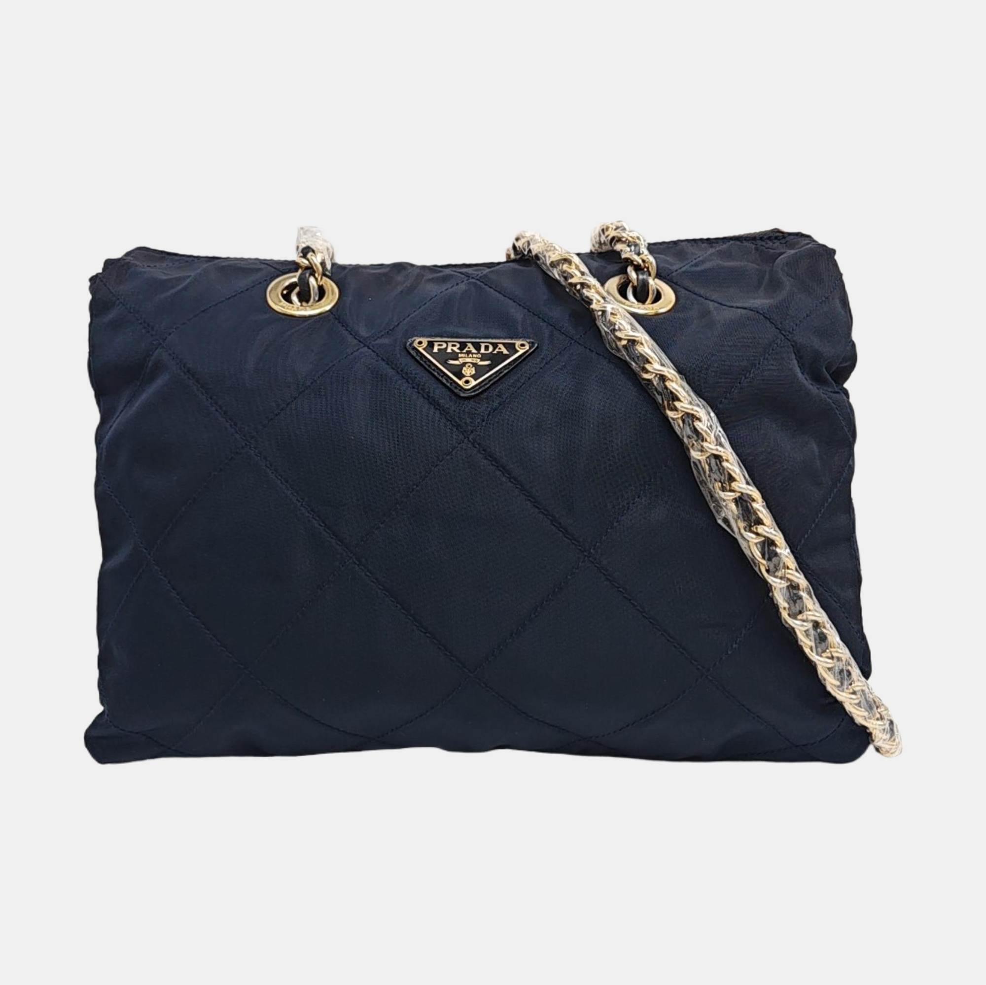 Re-Edition 1995 Chaîne Quilted Nylon Blue