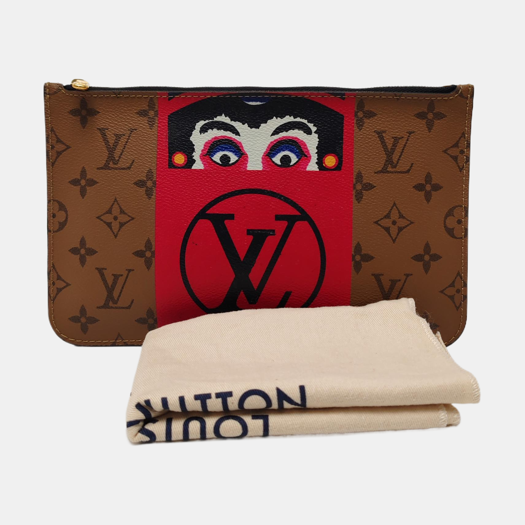 Monogram Coated Canvas Brown