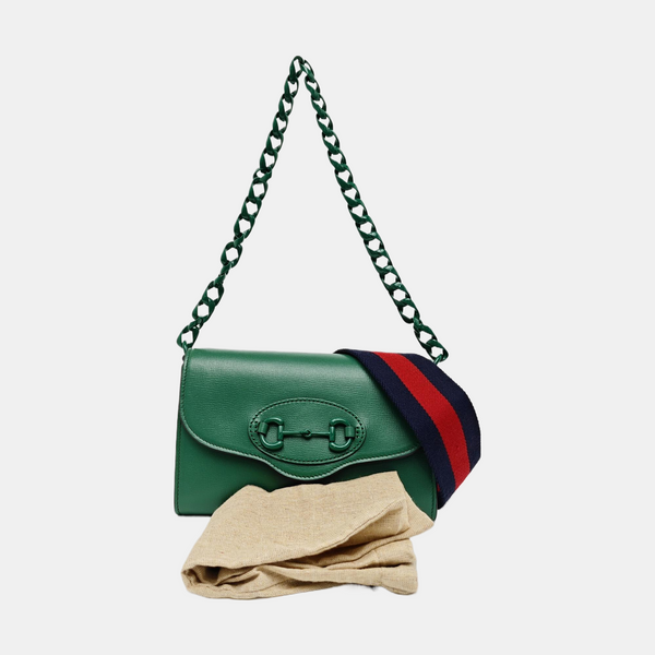 Horsebit 1955 Mini Calfskin Green
