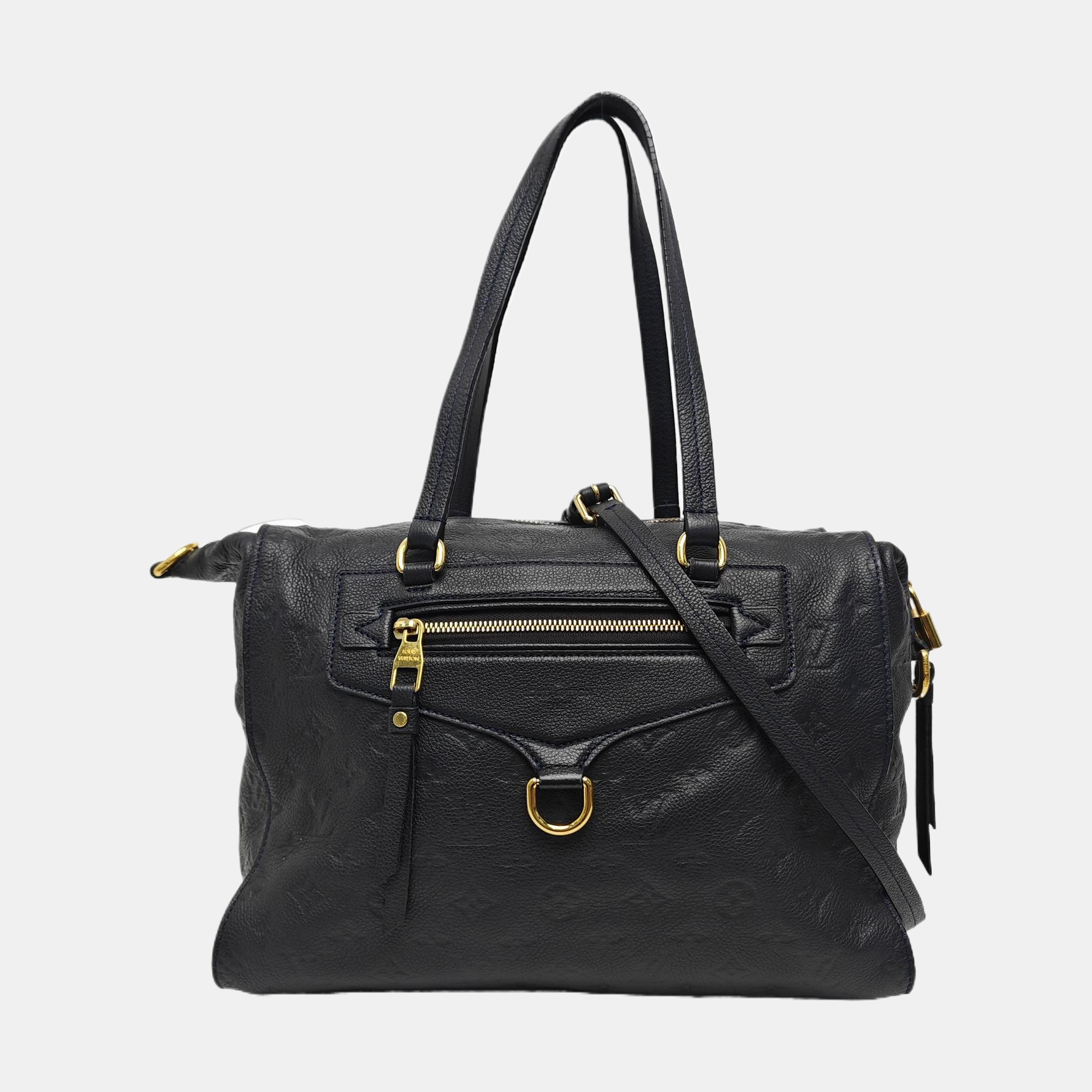 LUMINEUSE Monogram Calfskin Black