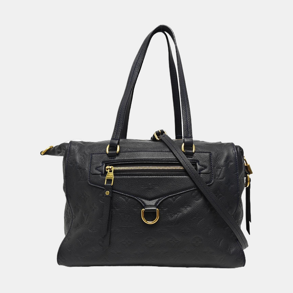 LUMINEUSE Monogram Calfskin Black