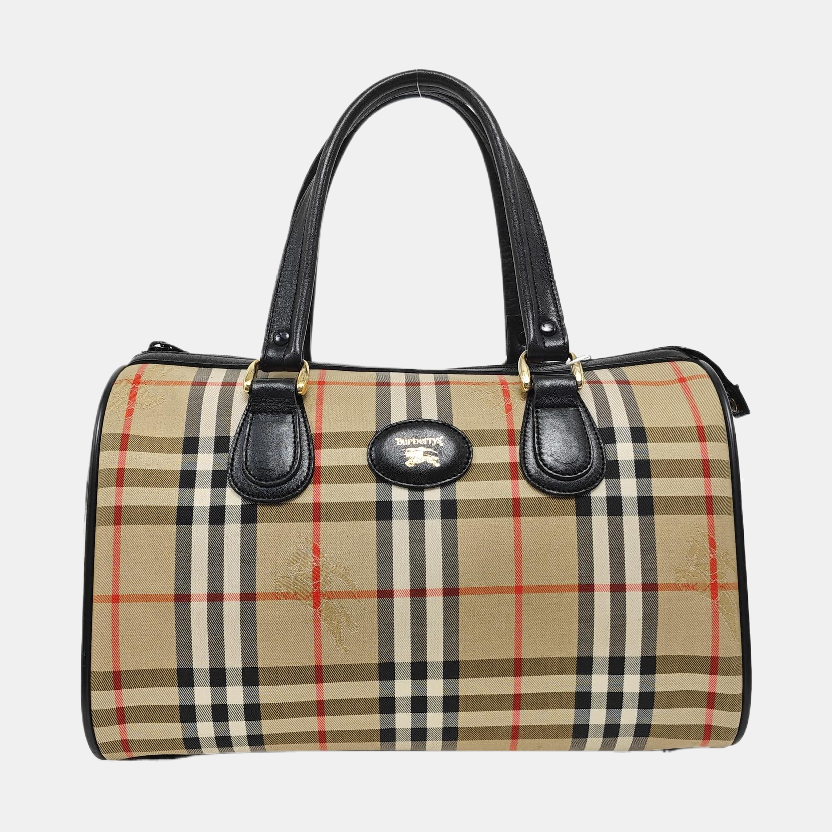 Canvas Top Handle Bag Beige