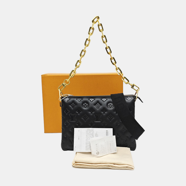 COUSSIN PM Lambskin Black