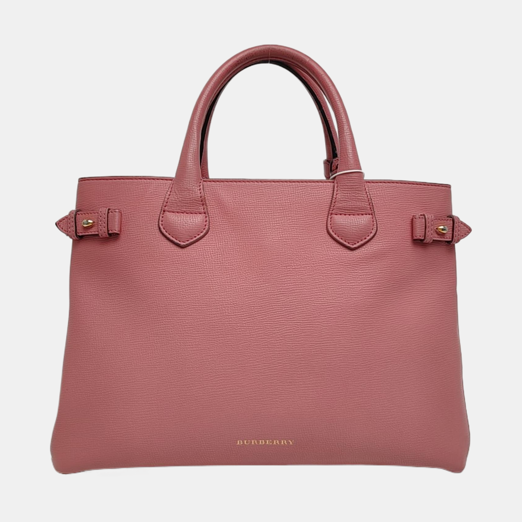 Authenticated pre-owned  The Banner Medium Calfskin Pink - Tote Bag at Looply