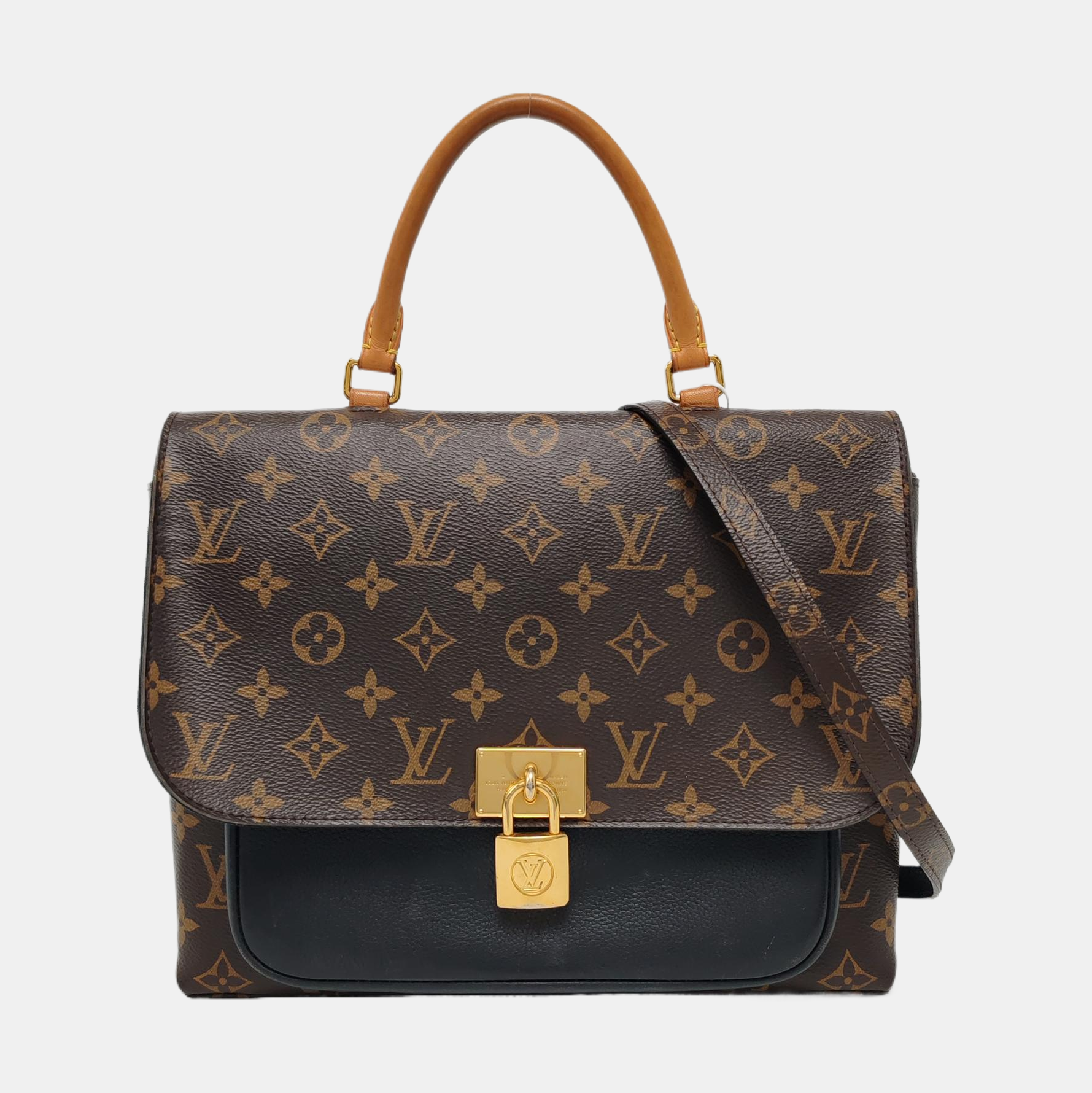 MARIGNAN Monogram Coated Canvas Brown