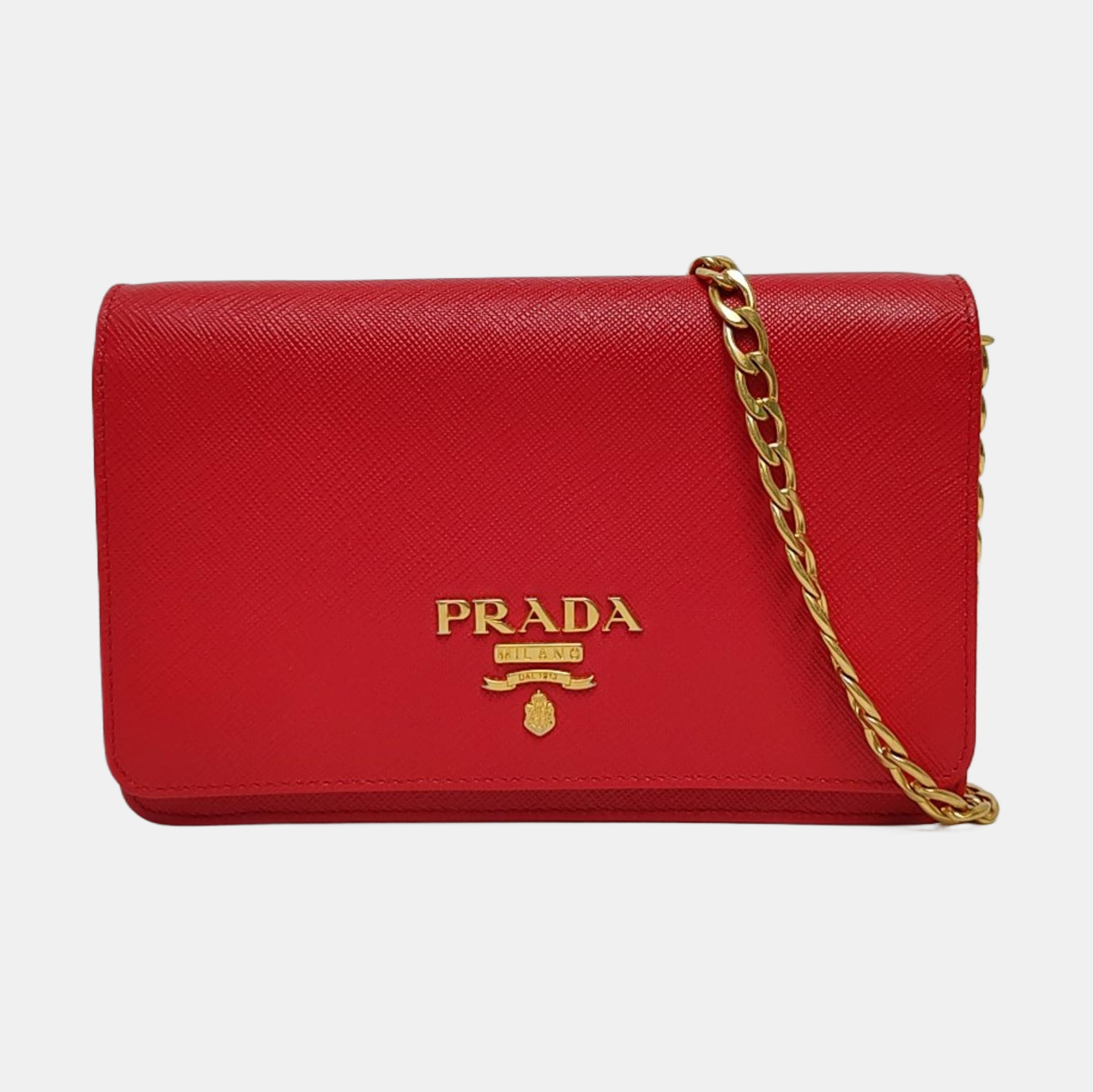 Vitello Move Wallet Saffiano Calfskin Red