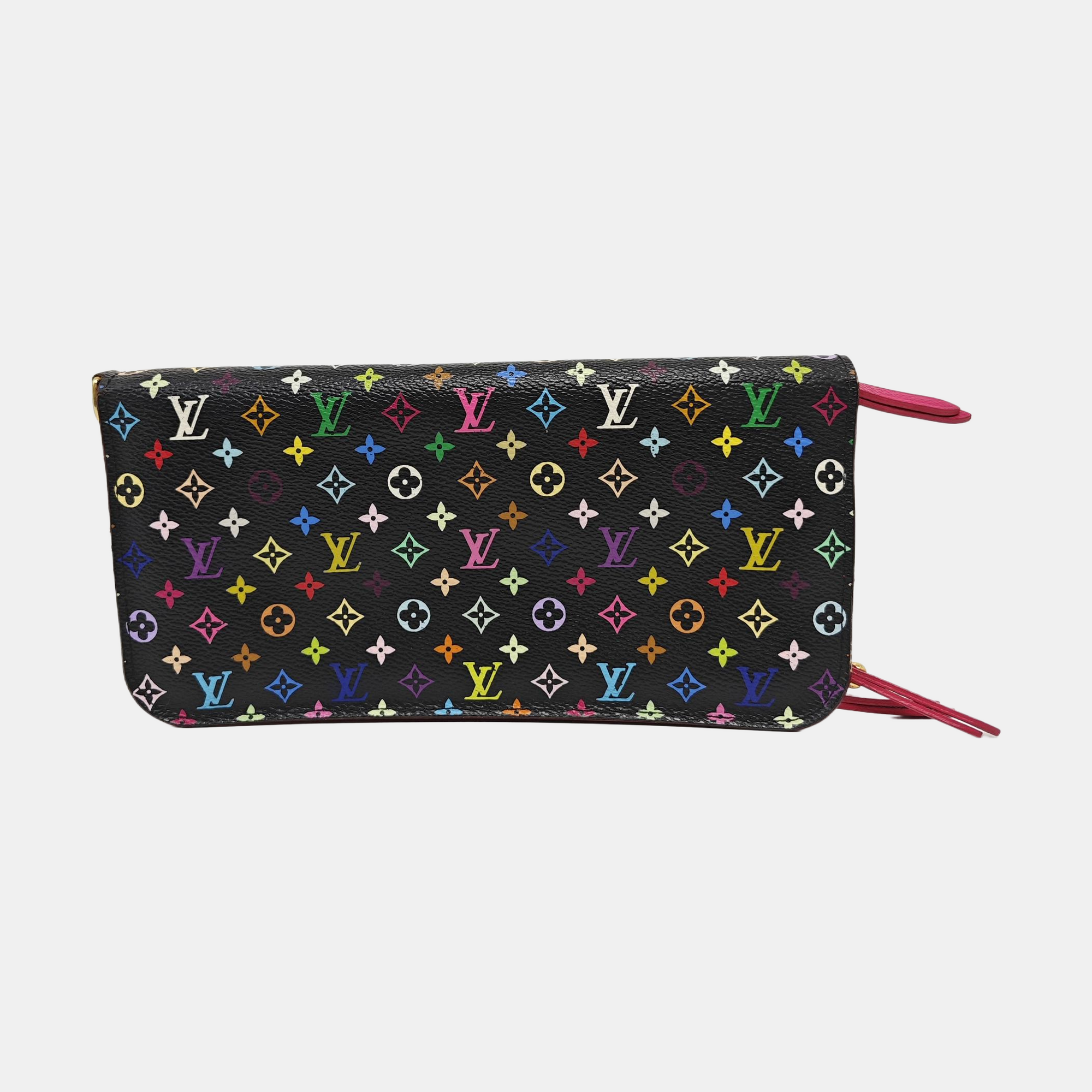 LV × TM INSOLITE Monogram Coated Canvas Black Wallet